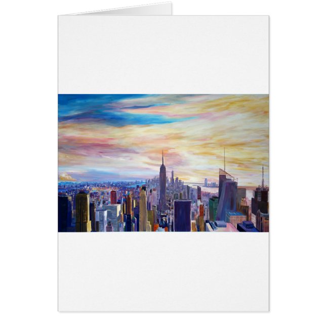 New York City Manhatta Skyline (Voorkant)