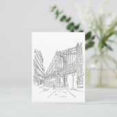 New York City Manhattan Bridge Briefkaart (Staand voorkant)