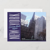 New York City-Manhattan Briefkaart (Voorkant / Achterkant)