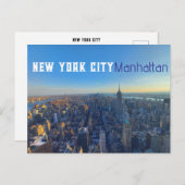 New York City - Manhattan Briefkaart (Voorkant / Achterkant)