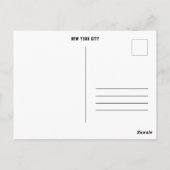 New York City - Manhattan Briefkaart (Achterkant)