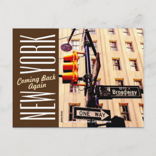 New York City-Manhattan-Broadway Briefkaart