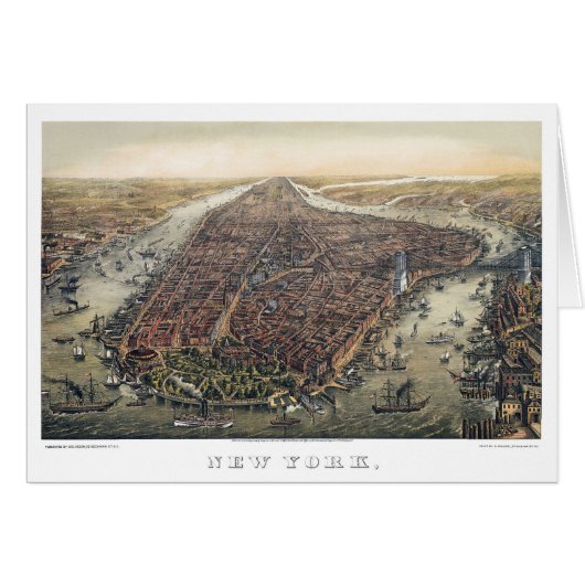  New York City, Manhattan, Brooklyn Bridge (Voorkant Horizontaal)