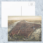  New York City, Manhattan, Brooklyn Bridge Briefkaart