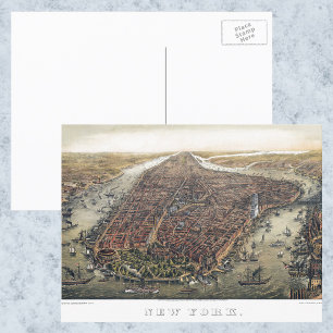 New York City, Manhattan, Brooklyn Bridge Briefkaart