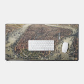  New York City, Manhattan, Brooklyn Bridge Bureaumat (Keyboard & Muis)