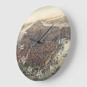 New York City, Manhattan, Brooklyn Bridge Grote Klok (Hoek)