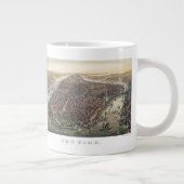  New York City, Manhattan, Brooklyn Bridge Grote Koffiekop (Rechts)