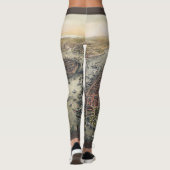 New York City, Manhattan, Brooklyn Bridge Leggings (Achterkant)