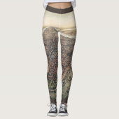 New York City, Manhattan, Brooklyn Bridge Leggings (Voorkant)