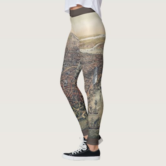 New York City, Manhattan, Brooklyn Bridge Leggings (Links)