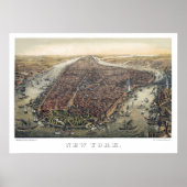  New York City, Manhattan, Brooklyn Bridge Poster (Voorkant)