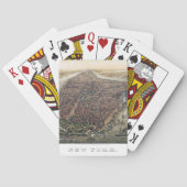  New York City, Manhattan, Brooklyn Bridge Speelkaarten (Achterkant)