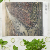  New York City, Manhattan, Brooklyn Bridge Theedoek (Gevouwen)