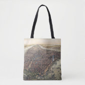  New York City, Manhattan, Brooklyn Bridge Tote Bag (Voorkant)