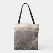  New York City, Manhattan, Brooklyn Bridge Tote Bag (Achterkant)
