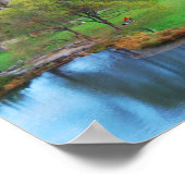 New York City Manhattan Central Park Panorama Poster (Hoek)