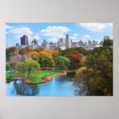 New York City Manhattan Central Park Panorama Poster (Voorkant)