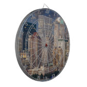 New York City Manhattan Dartbord (Voorkant Links)
