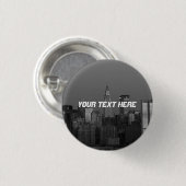 New York City Manhattan Empire State Building Ronde Button 3,2 Cm (Voorkant /achterkant)