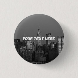 New York City Manhattan Empire State Building Ronde Button 3,2 Cm