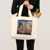 New York City Manhattan Grote Tote Bag (Voorkant (product))