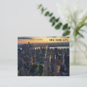 New York City - Manhattan - Hudson River - Bryant Briefkaart (Staand voorkant)