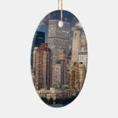 New York City Manhattan Keramisch Ornament (Rechts)