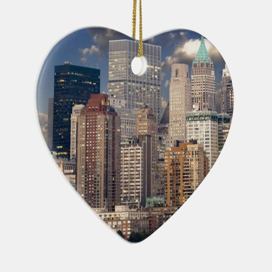 New York City Manhattan Keramisch Ornament (Rechts)