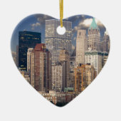 New York City Manhattan Keramisch Ornament (Voorkant)