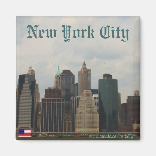 New York City Manhattan magneet ontwerp (Voorkant)