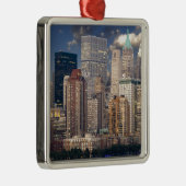New York City Manhattan Metalen Ornament (Rechts)