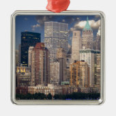 New York City Manhattan Metalen Ornament (Voorkant)