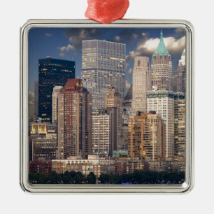 New York City Manhattan Metalen Ornament