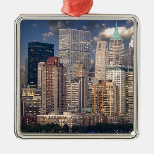 New York City Manhattan Metalen Ornament (Voorkant)