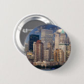 New York City Manhattan Ronde Button 5,7 Cm (Voorkant /achterkant)