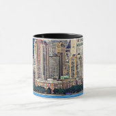 New York City Manhattan Sailboat Coffee Mok (Midden)