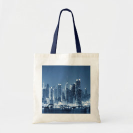 New York City Manhattan Schilderachtig Skyline Tote Bag