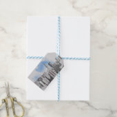New York City Manhattan Silhouet Cadeaulabel (Met Touw)