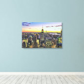New York City Manhattan Skyline Canvas Afdruk (Insitu (Houten vloer))