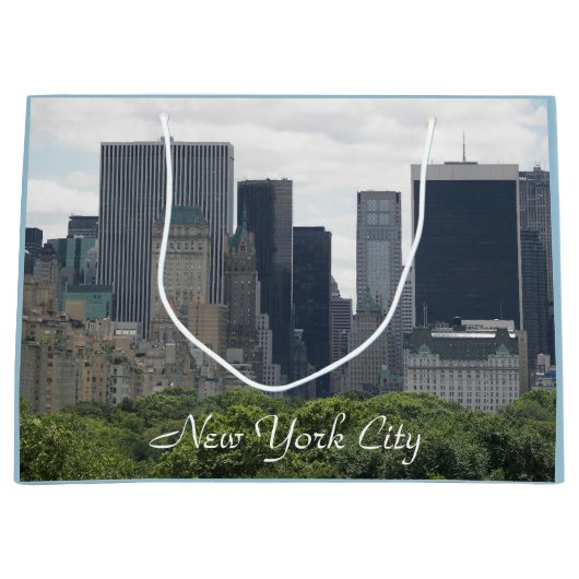 New York City Manhattan Skyline Large Cadeautasje (Voorkant)