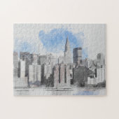 New York City Manhattan Skyline Legpuzzel (Horizontaal)