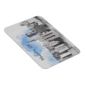 New York City Manhattan Skyline Magneet (Rechterzijde)
