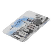 New York City Manhattan Skyline Magneet (Linkerzijde)