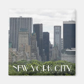 New York City Manhattan Skyline Magneet (Voorkant)