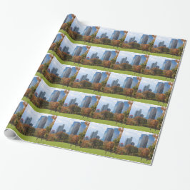New York City Manhattan skyline panorama bekeken v Cadeaupapier