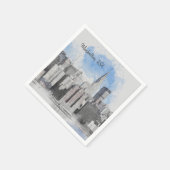 New York City Manhattan Skyline Servet (Hoek)