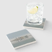 New York City Manhattan Skyline Stenen Onderzetter (Zijkant)