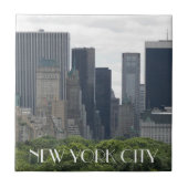 New York City Manhattan Skyline Tegeltje (Voorkant)