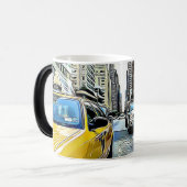 New York City Manhattan Taxi cab Coffee Mok (Voorkant links)